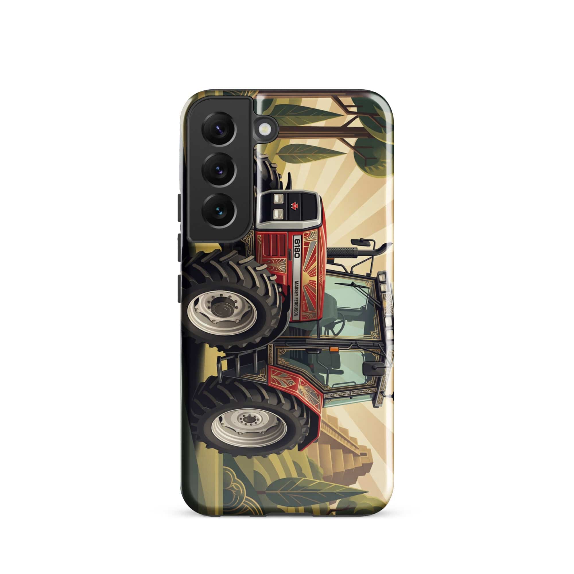 The Tractor Mugs Store Samsung Galaxy S22 Massey Ferguson 6180 | Art Deco Tough case for Samsung® Quality Farmers Merch