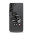 The Tractor Mugs Store Samsung Galaxy S22 Plus Deutz-Fahr 7250 TTV Warrior Edition | Clear Case for Samsung® Quality Farmers Merch