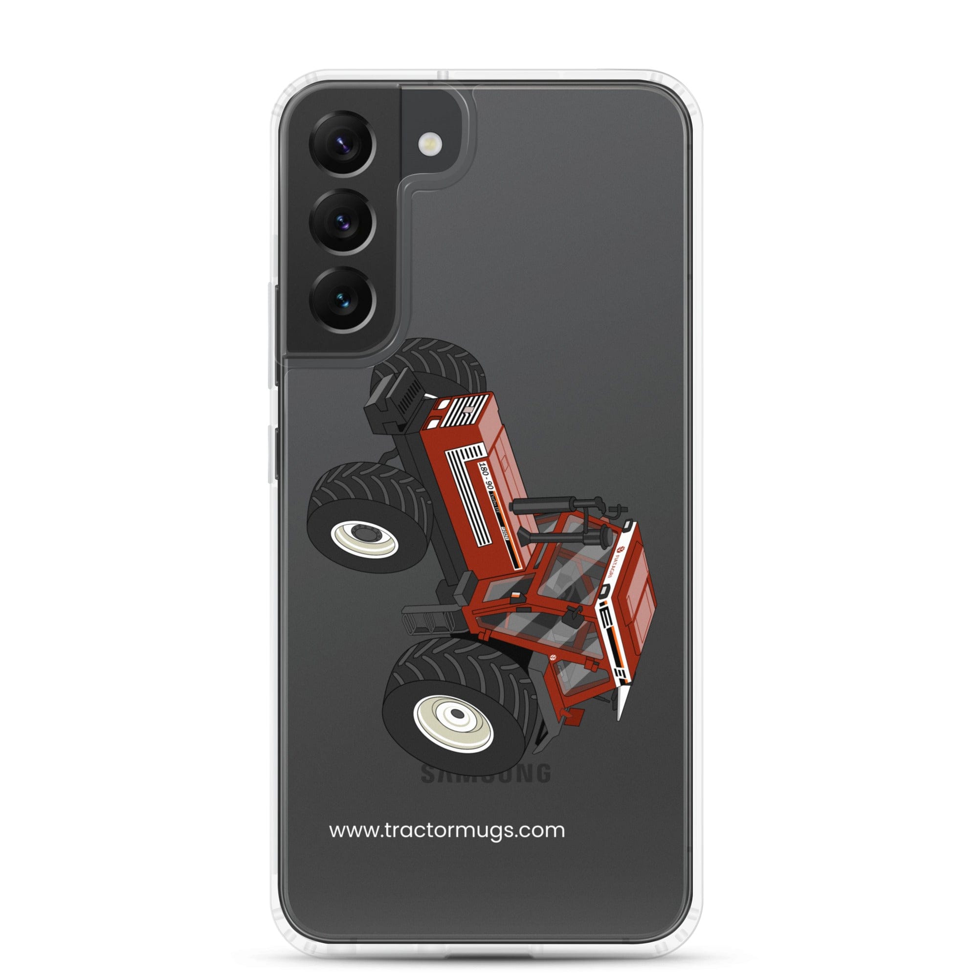 The Tractor Mugs Store Samsung Galaxy S22 Plus Fiat180-90 | Clear Case for Samsung® Quality Farmers Merch