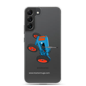 The Tractor Mugs Store Samsung Galaxy S22 Plus Fordson Super Dexta | Clear Case for Samsung® Quality Farmers Merch