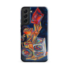 The Tractor Mugs Store Samsung Galaxy S22 Plus JCB 3C II | Splash Art Tough case for Samsung® Quality Farmers Merch