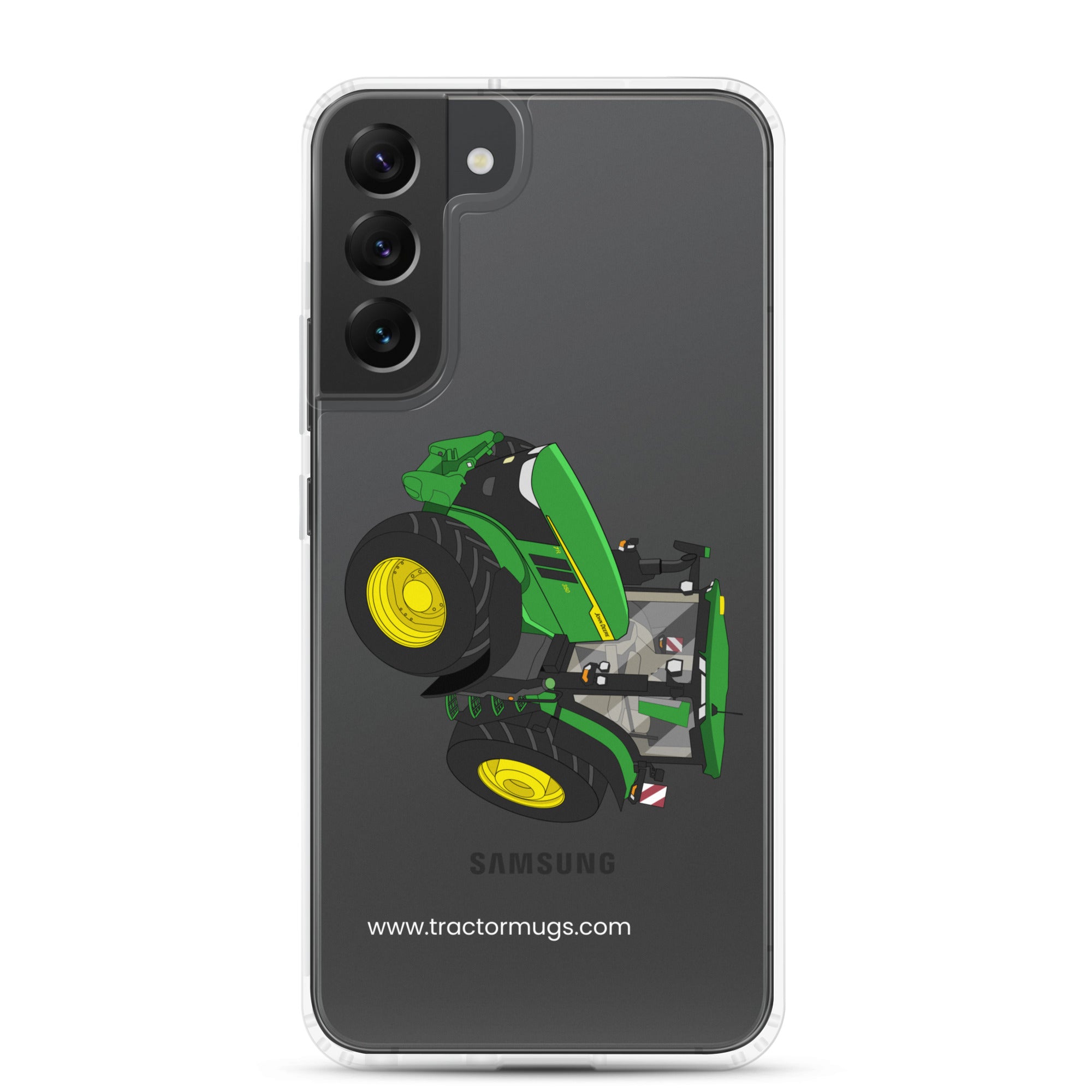 The Tractor Mugs Store Samsung Galaxy S22 Plus John Deere 7R 350 auto power | Clear Case for Samsung® Quality Farmers Merch