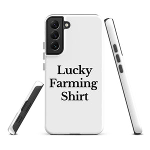 The Tractor Mugs Store Samsung Galaxy S22 Plus LUCKY FARMING SHIRT | Tough case for Samsung® Quality Farmers Merch