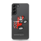 The Tractor Mugs Store Samsung Galaxy S22 Plus Massey Ferguson 185  |  Clear Case for Samsung® Quality Farmers Merch