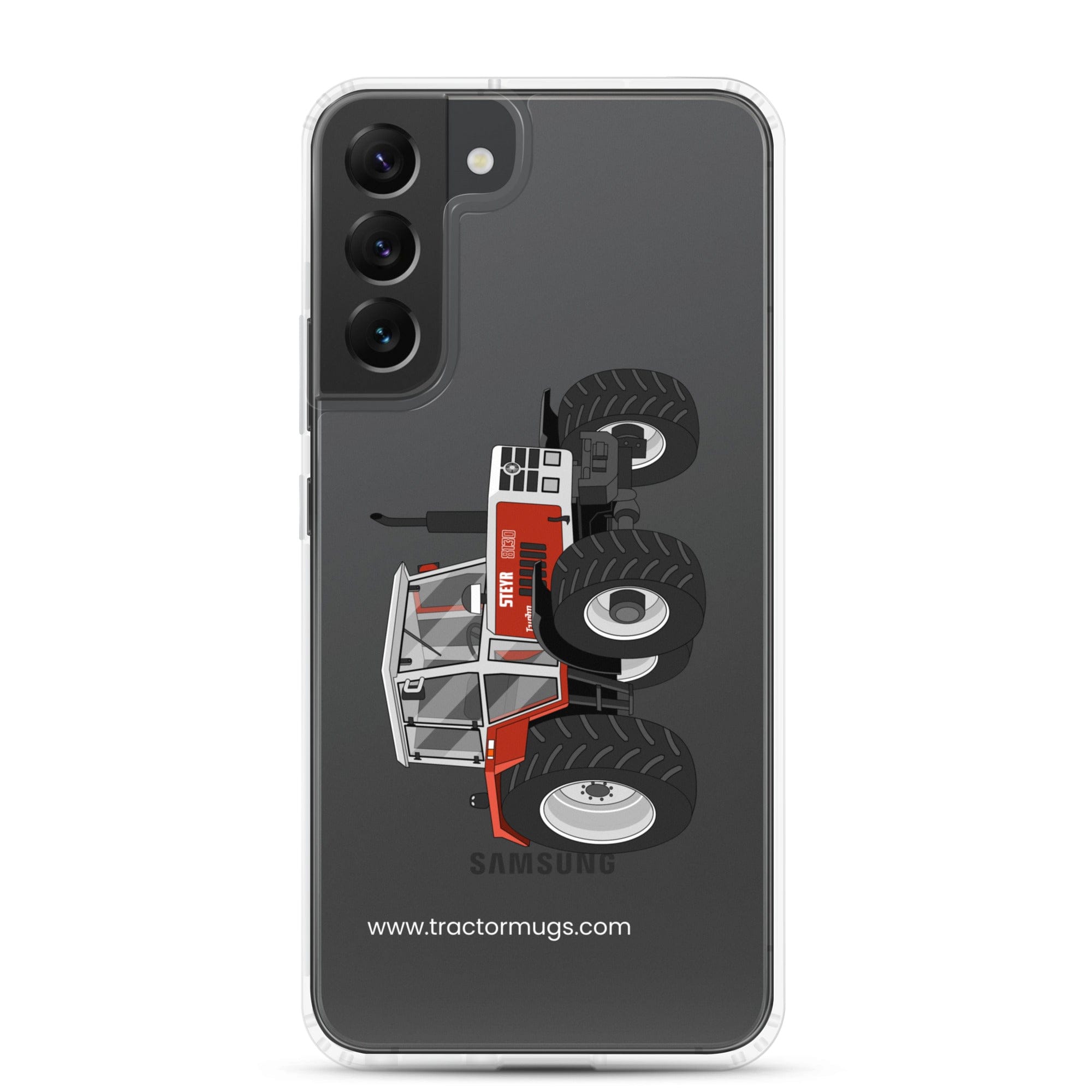 The Tractor Mugs Store Samsung Galaxy S22 Plus Steyr 8130 | Clear Case for Samsung® Quality Farmers Merch