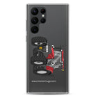 The Tractor Mugs Store Samsung Galaxy S22 Ultra Case IH Maxxum 145 | Clear Case for Samsung® Quality Farmers Merch