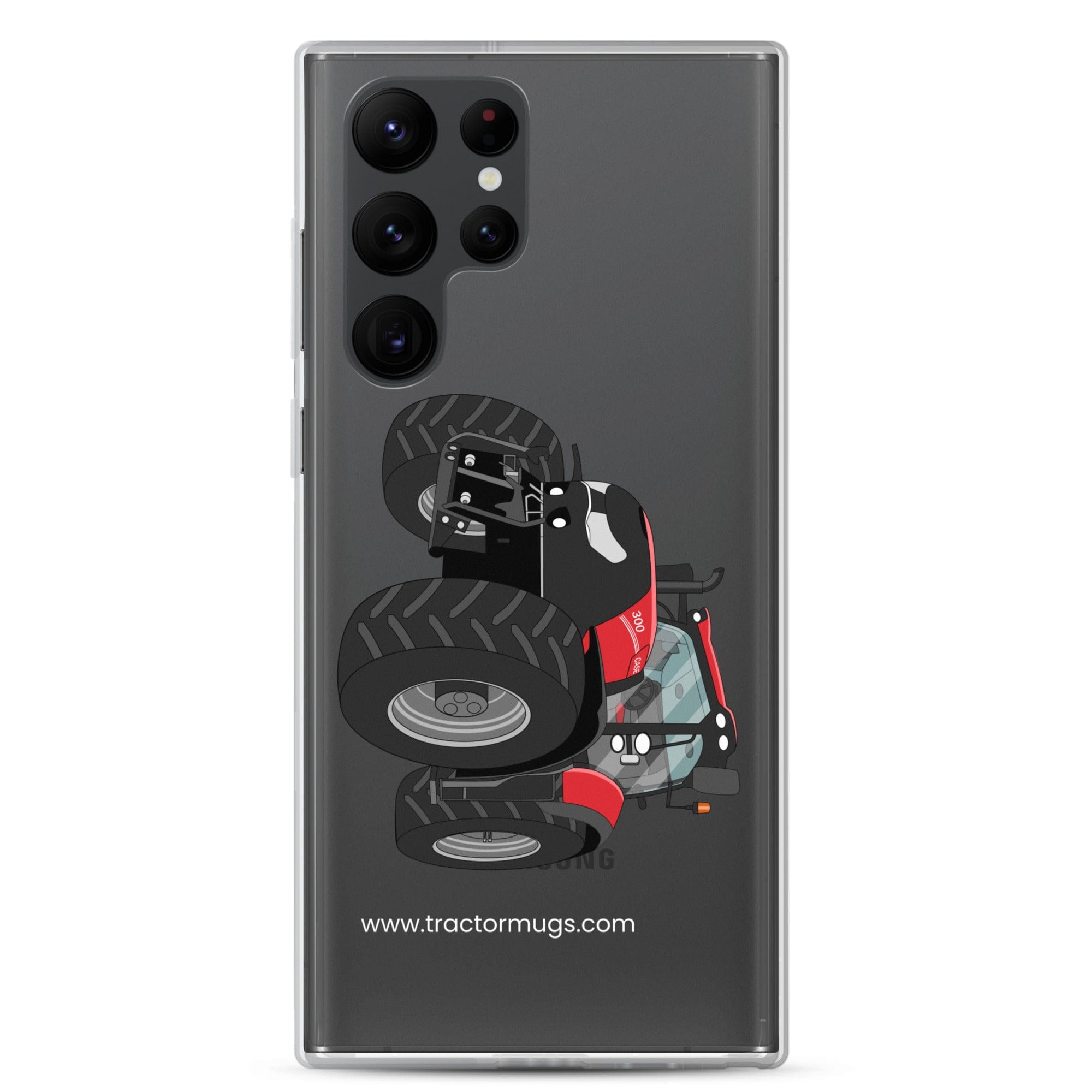 The Tractor Mugs Store Samsung Galaxy S22 Ultra Case IH Optum 300 CVX | Clear Case for Samsung® Quality Farmers Merch