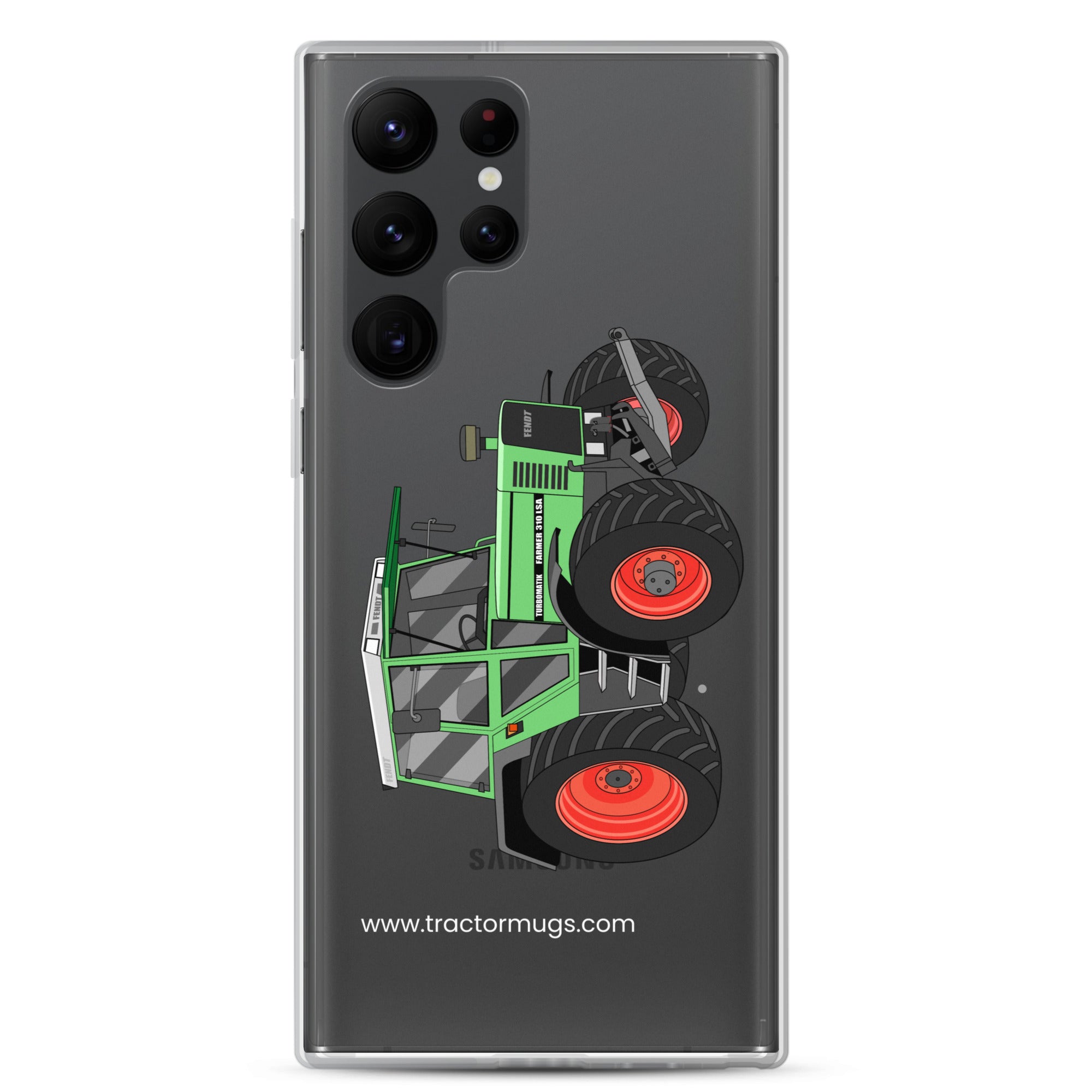 The Tractor Mugs Store Samsung Galaxy S22 Ultra Fendt 310 LSA  |  Clear Case for Samsung® Quality Farmers Merch