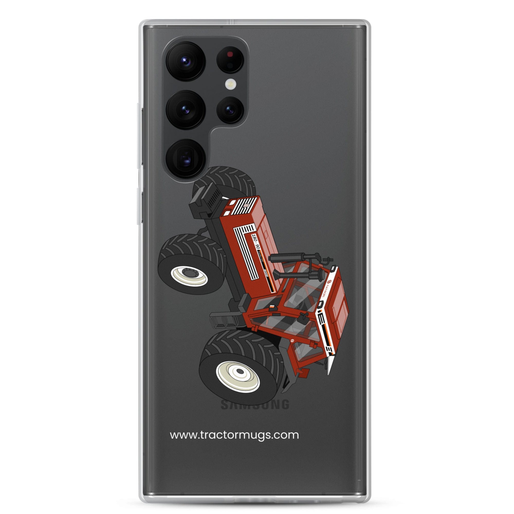 The Tractor Mugs Store Samsung Galaxy S22 Ultra Fiat180-90 | Clear Case for Samsung® Quality Farmers Merch