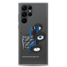 The Tractor Mugs Store Samsung Galaxy S22 Ultra Ford 6640 SE 4WD | Clear Case for Samsung® Quality Farmers Merch