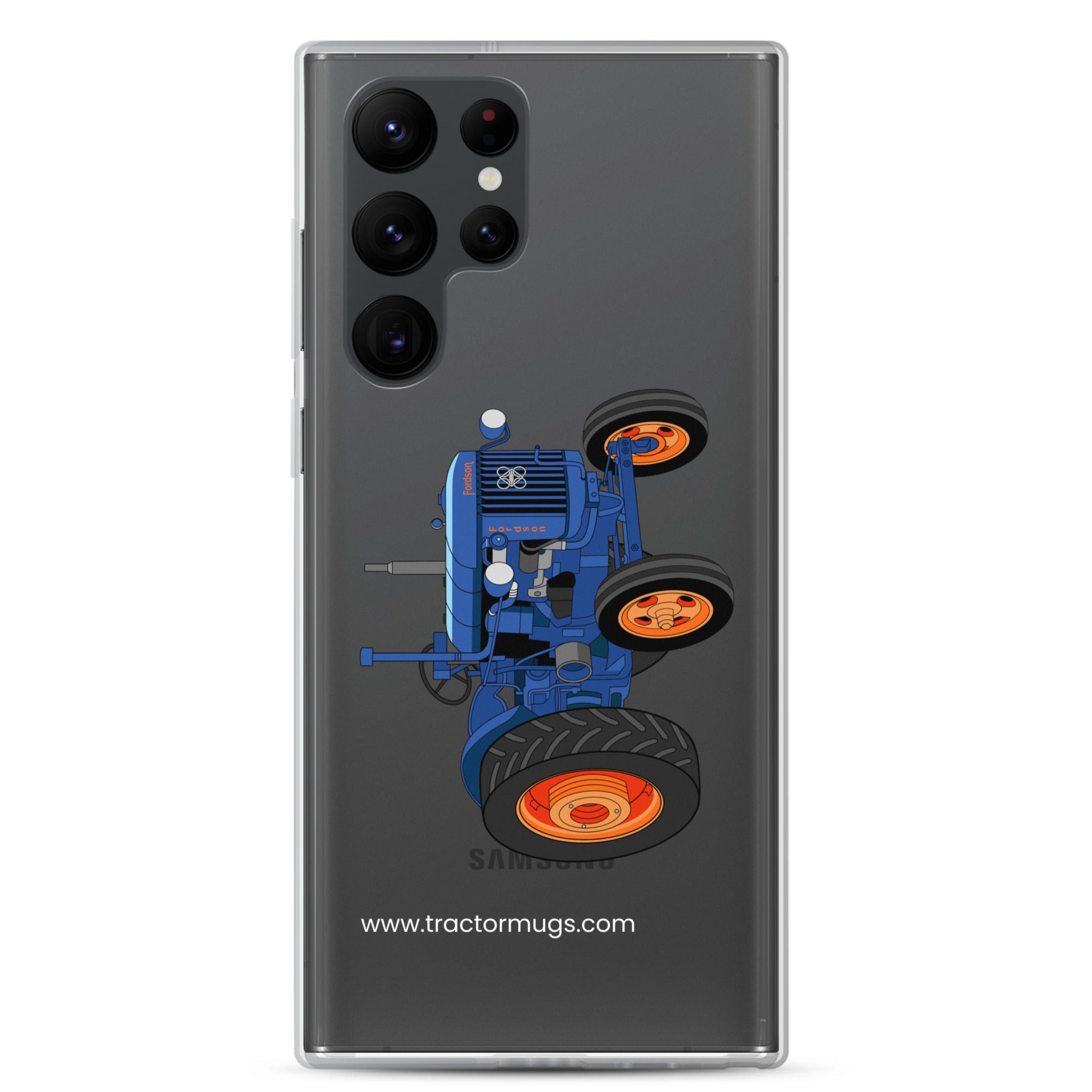 The Tractor Mugs Store Samsung Galaxy S22 Ultra Fordson E27N L4a | Clear Case for Samsung® Quality Farmers Merch