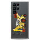 The Tractor Mugs Store Samsung Galaxy S22 Ultra JCB 3C II Backhoe | Clear Case for Samsung® Quality Farmers Merch