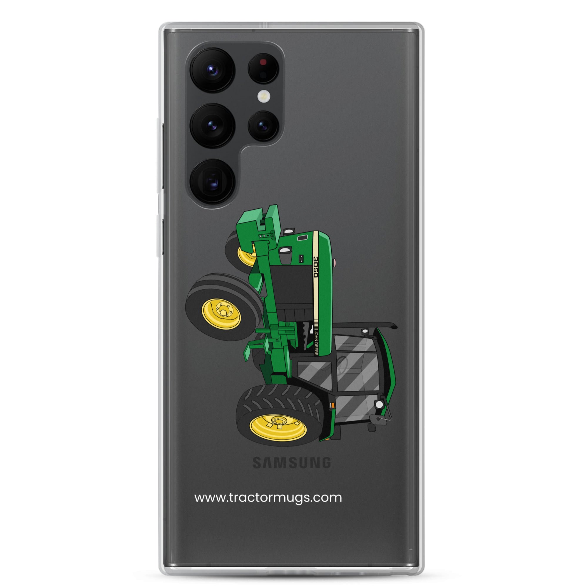 The Tractor Mugs Store Samsung Galaxy S22 Ultra John Deere 3050 2WD | Clear Case for Samsung® Quality Farmers Merch