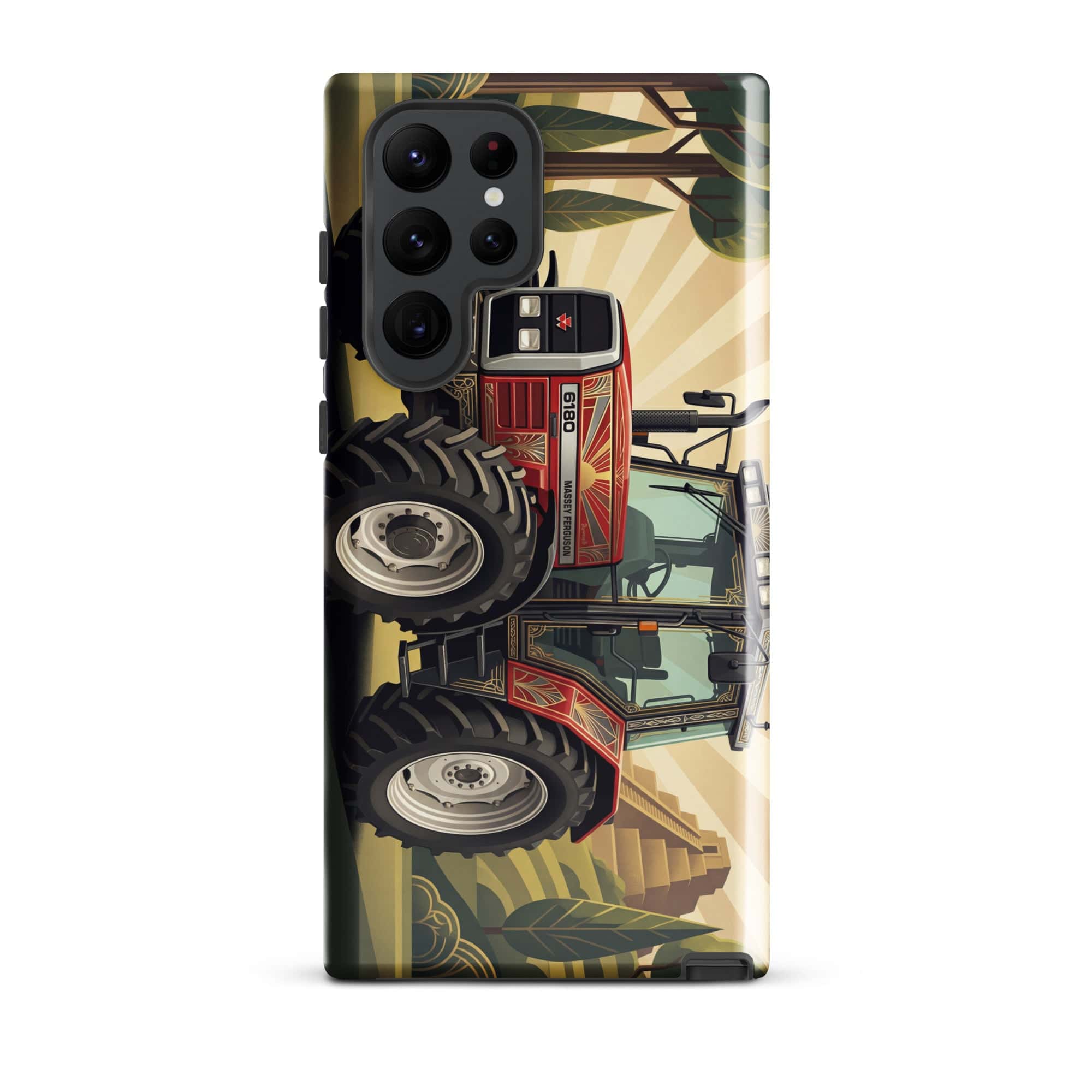 The Tractor Mugs Store Samsung Galaxy S22 Ultra Massey Ferguson 6180 | Art Deco Tough case for Samsung® Quality Farmers Merch