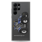 The Tractor Mugs Store Samsung Galaxy S22 Ultra New Holland T8 435 | Clear Case for Samsung® Quality Farmers Merch