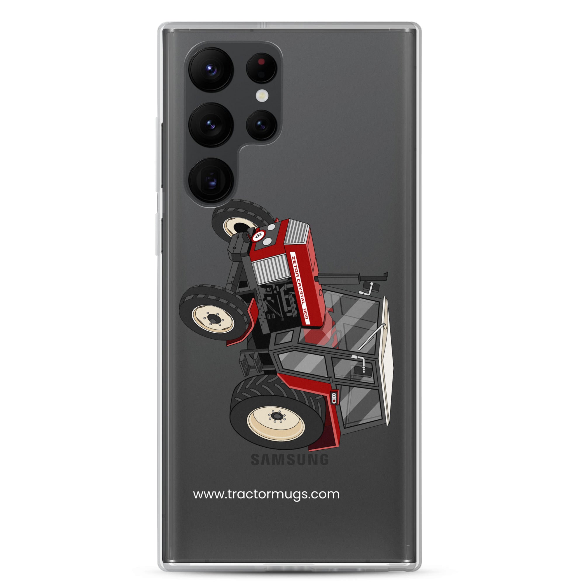 The Tractor Mugs Store Samsung Galaxy S22 Ultra Zetor Crystal 8011 | Clear Case for Samsung® Quality Farmers Merch