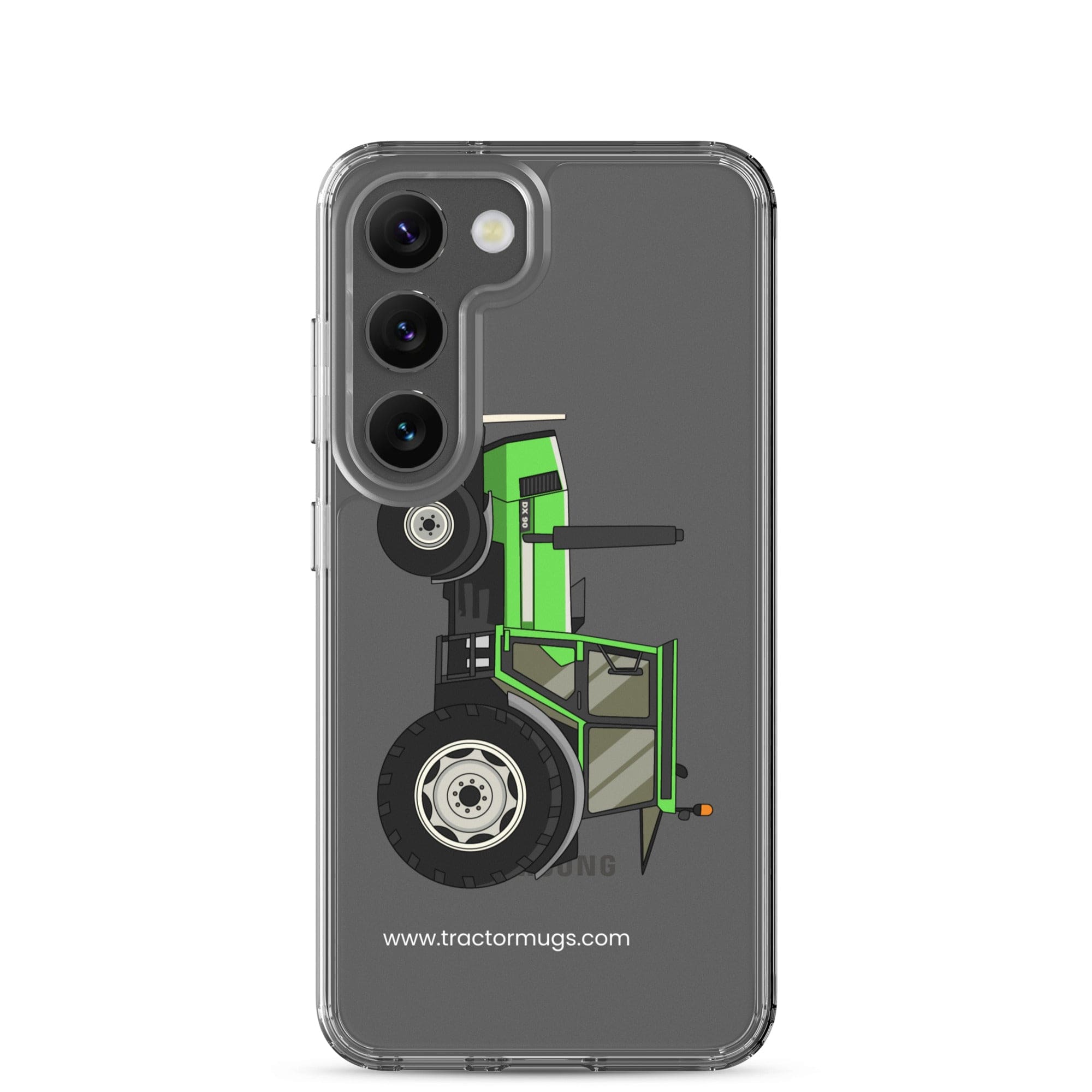 The Tractor Mugs Store Samsung Galaxy S23 Deutz DX 90 | Clear Case for Samsung® Quality Farmers Merch