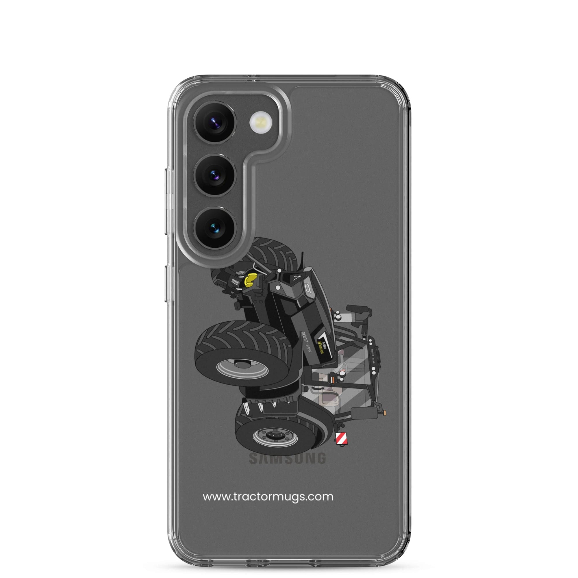 The Tractor Mugs Store Samsung Galaxy S23 Deutz-Fahr 7250 TTV Warrior Edition | Clear Case for Samsung® Quality Farmers Merch