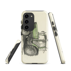 The Tractor Mugs Store Samsung Galaxy S23 Fendt Farmer 308 C Pencil Sketch | Tough case for Samsung® Quality Farmers Merch