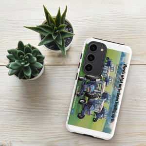 The Tractor Mugs Store Samsung Galaxy S23 Ford '000 Series Advert | Tough case for Samsung® Quality Farmers Merch