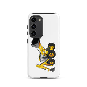 The Tractor Mugs Store Samsung Galaxy S23 JCB 5CX Backhoe | Tough case for Samsung® Quality Farmers Merch