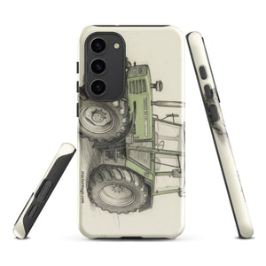 The Tractor Mugs Store Samsung Galaxy S23 Plus Fendt 308 LSA 4WD Pencil Sketch | Tough case for Samsung® Quality Farmers Merch