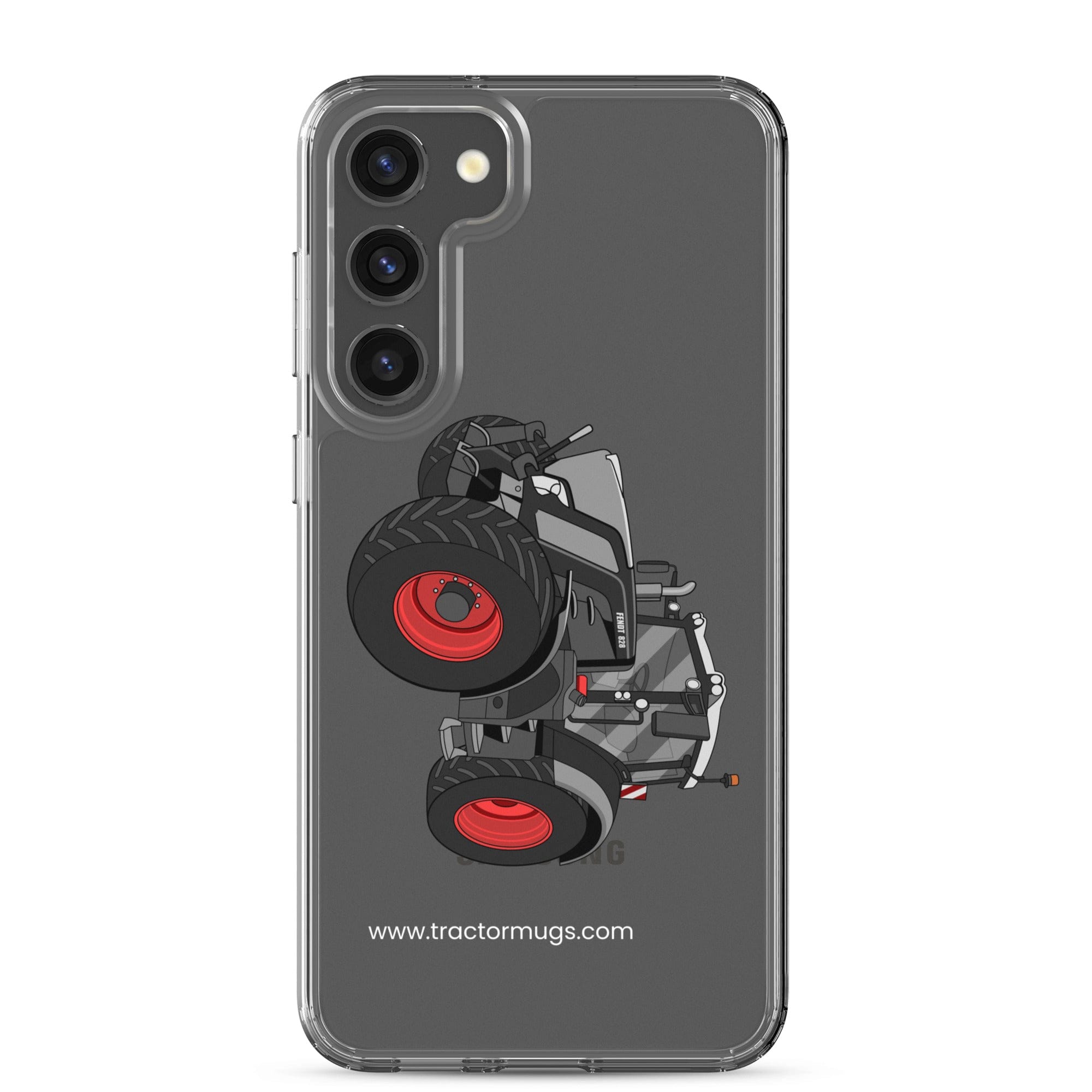 The Tractor Mugs Store Samsung Galaxy S23 Plus Fendt 828 Profi Black Beauty | Clear Case for Samsung® Quality Farmers Merch