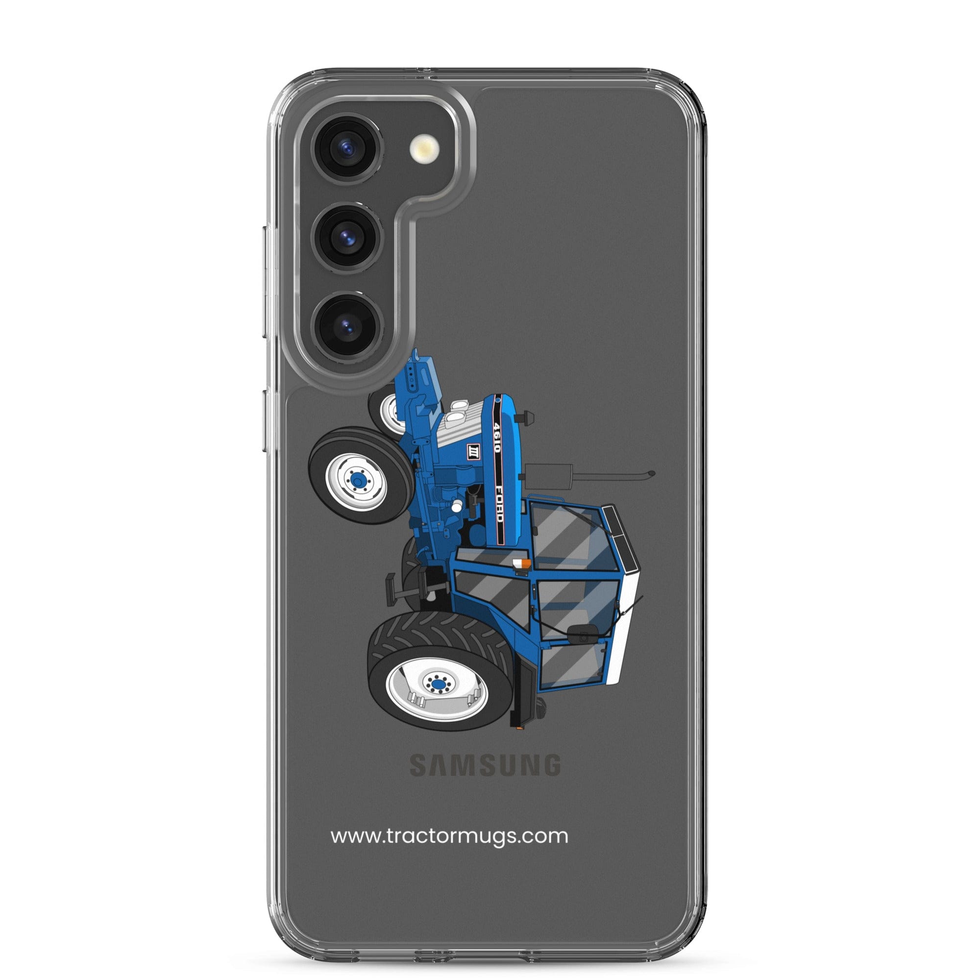The Tractor Mugs Store Samsung Galaxy S23 Plus Ford 4610 2WD | Clear Case for Samsung® Quality Farmers Merch