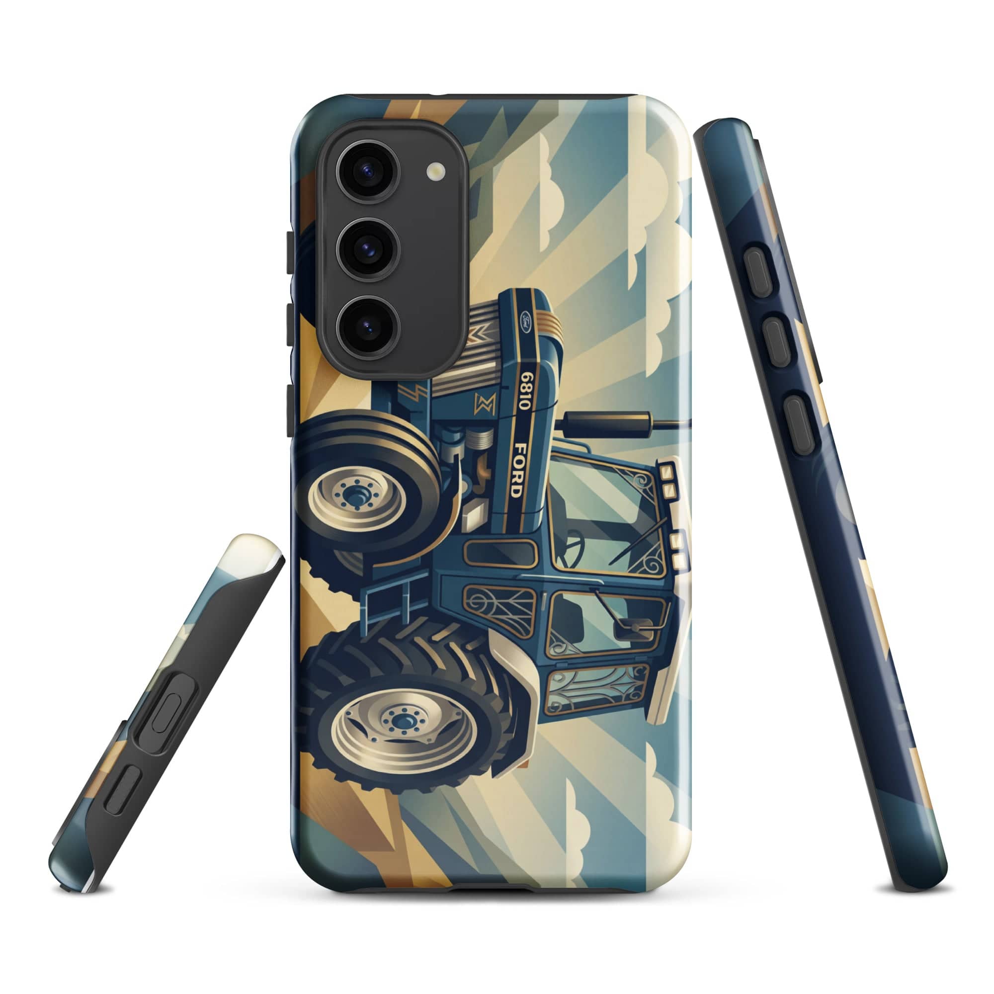 The Tractor Mugs Store Samsung Galaxy S23 Plus Ford 6810 2WD | Art Deco Tough case for Samsung® Quality Farmers Merch