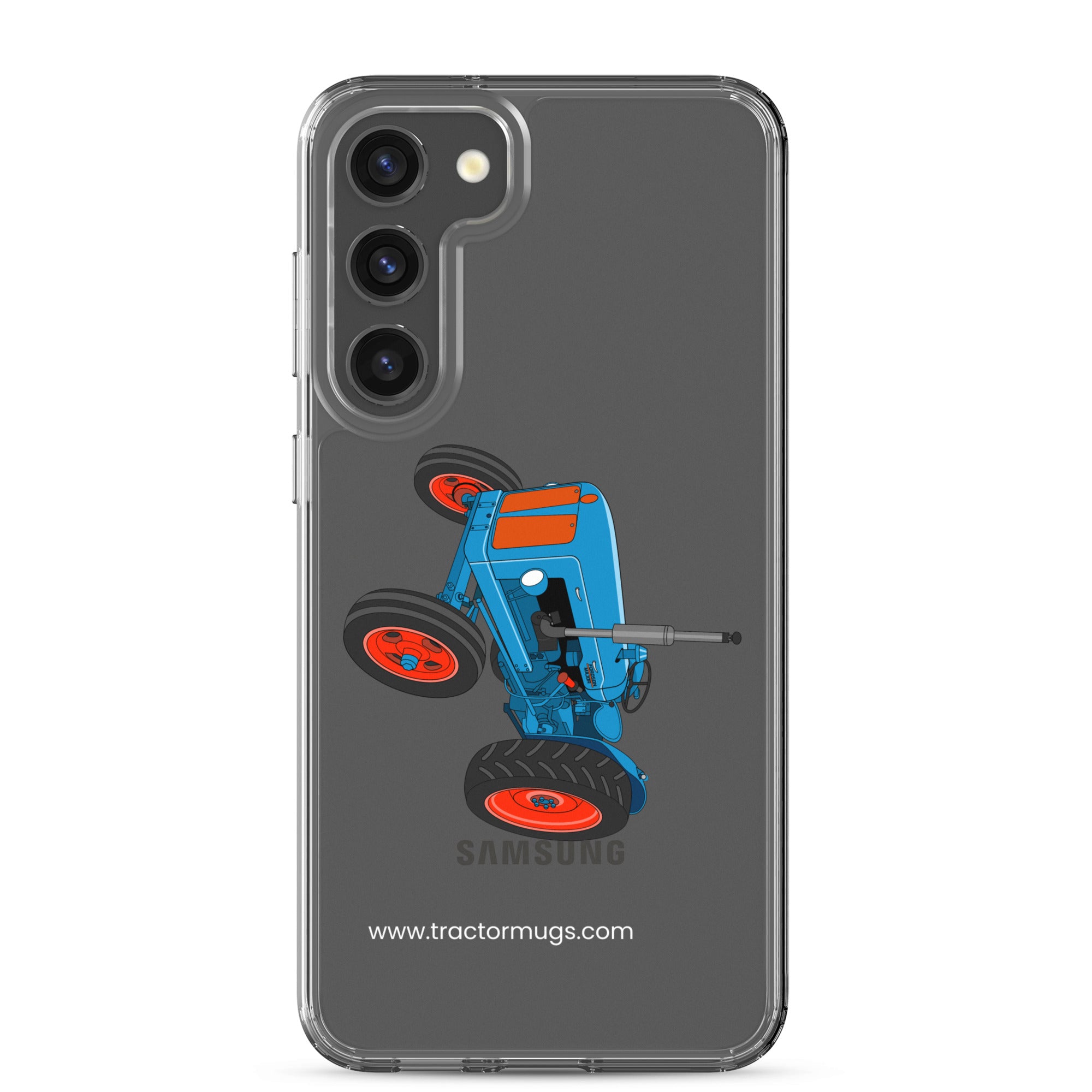 The Tractor Mugs Store Samsung Galaxy S23 Plus Fordson Super Dexta | Clear Case for Samsung® Quality Farmers Merch