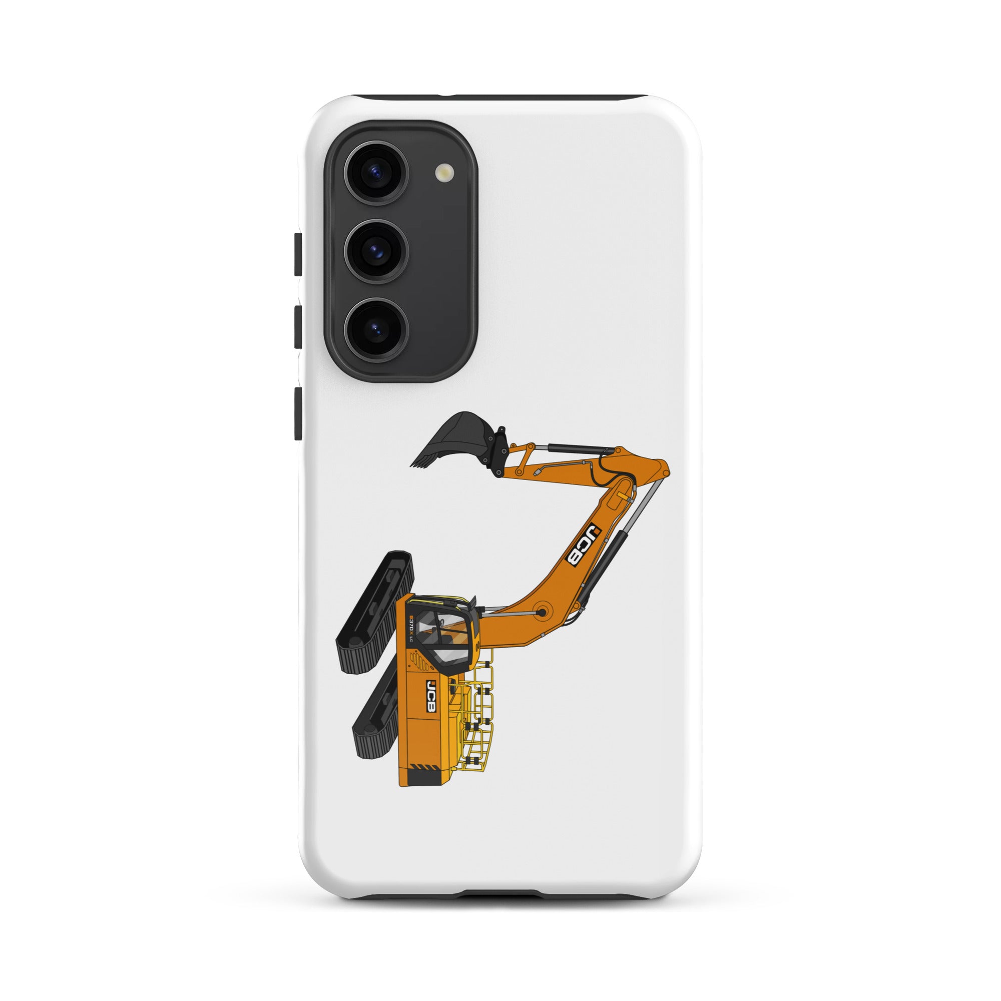 The Tractor Mugs Store Samsung Galaxy S23 Plus JCB 370 LC | Tough case for Samsung® Quality Farmers Merch