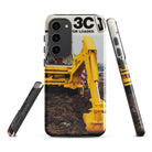 The Tractor Mugs Store Samsung Galaxy S23 Plus JCB 3C II Advert | Tough case for Samsung® Quality Farmers Merch