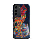 The Tractor Mugs Store Samsung Galaxy S23 Plus JCB 3C II | Splash Art Tough case for Samsung® Quality Farmers Merch