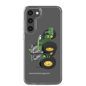The Tractor Mugs Store Samsung Galaxy S23 Plus John Deere 6125 R | Clear Case for Samsung® Quality Farmers Merch