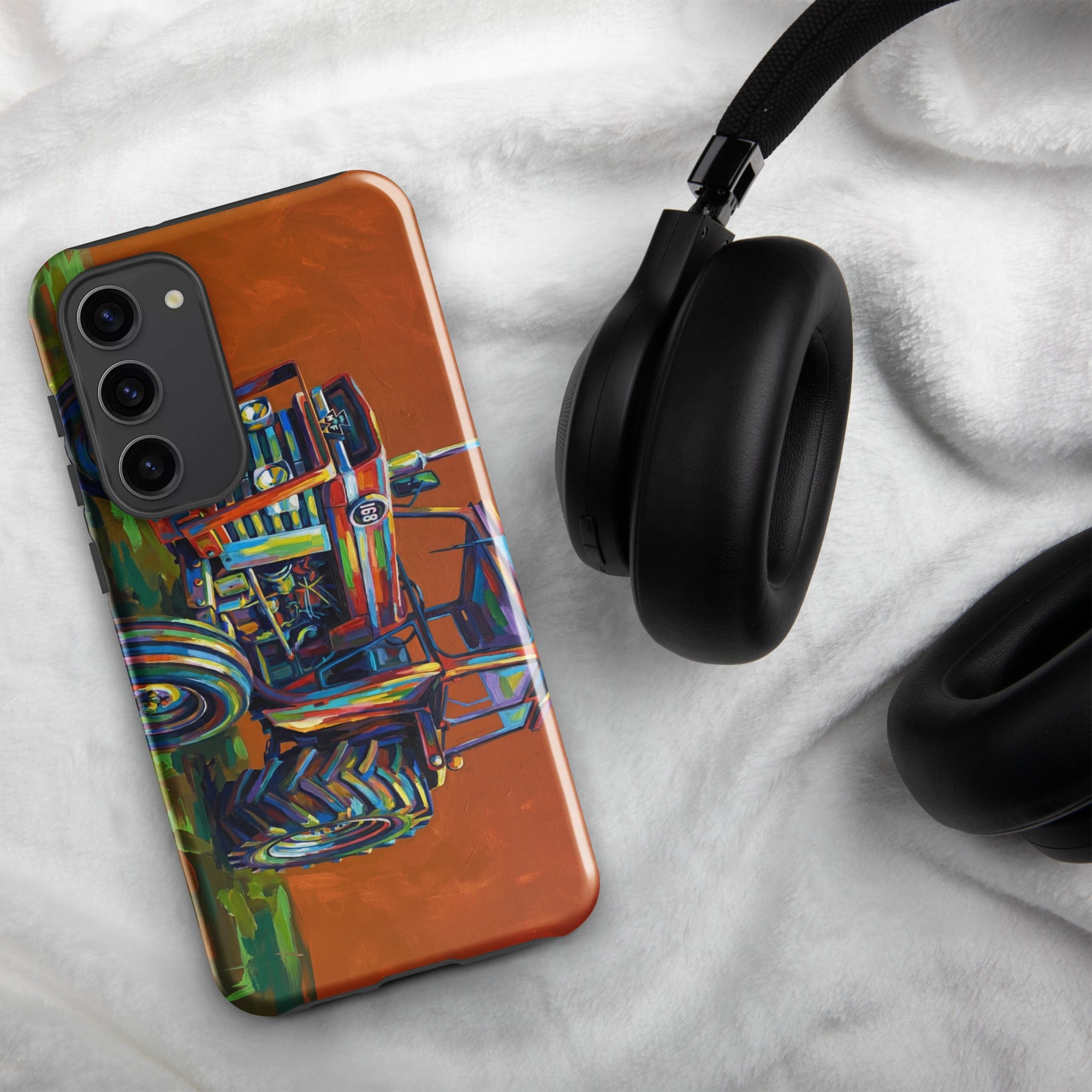 The Tractor Mugs Store Samsung Galaxy S23 Plus Massey Ferguson 168 | Splash Art Tough case for Samsung® Quality Farmers Merch