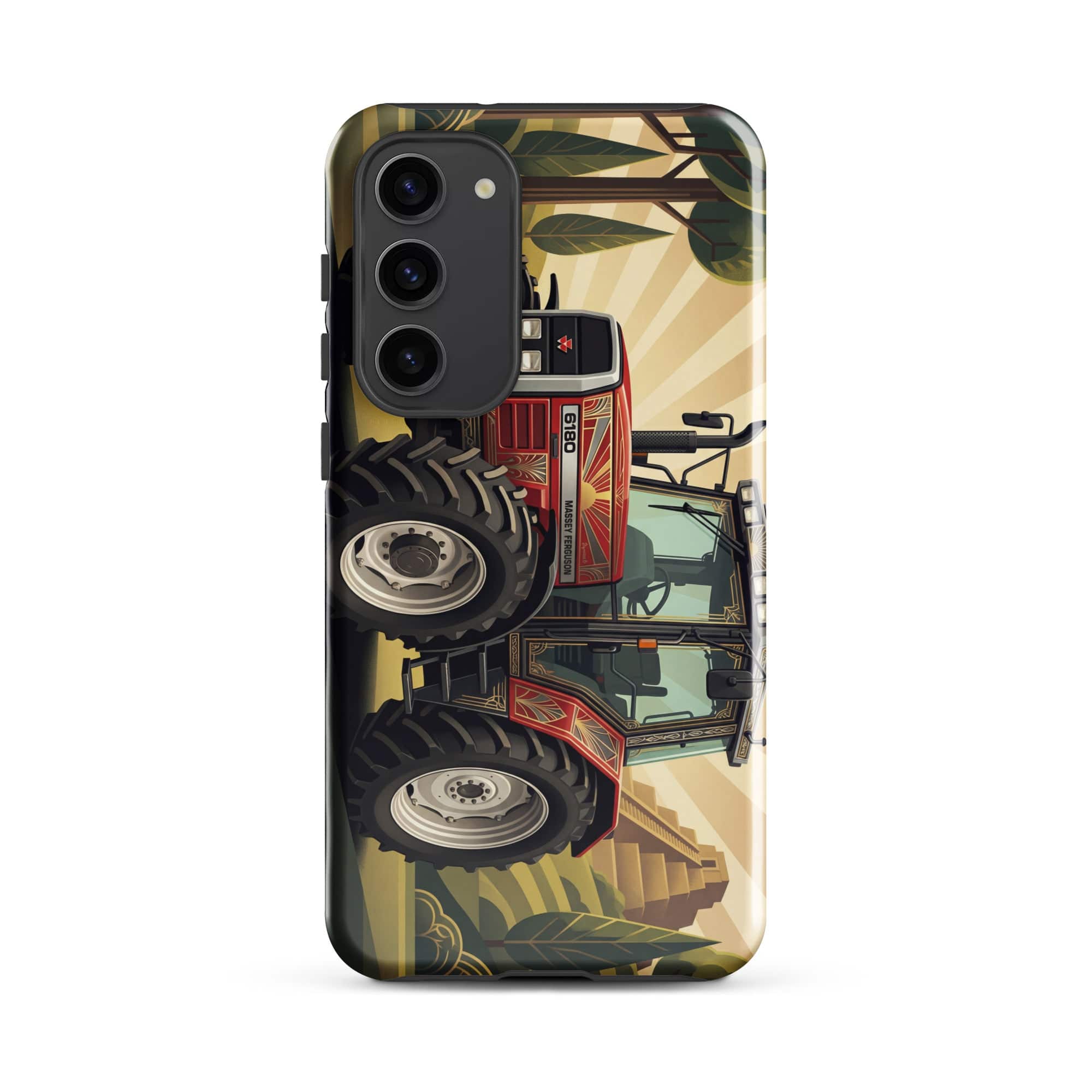 The Tractor Mugs Store Samsung Galaxy S23 Plus Massey Ferguson 6180 | Art Deco Tough case for Samsung® Quality Farmers Merch
