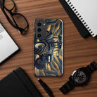 The Tractor Mugs Store Samsung Galaxy S23 Plus New Holland TM 155  | Art Deco Tough case for Samsung® Quality Farmers Merch