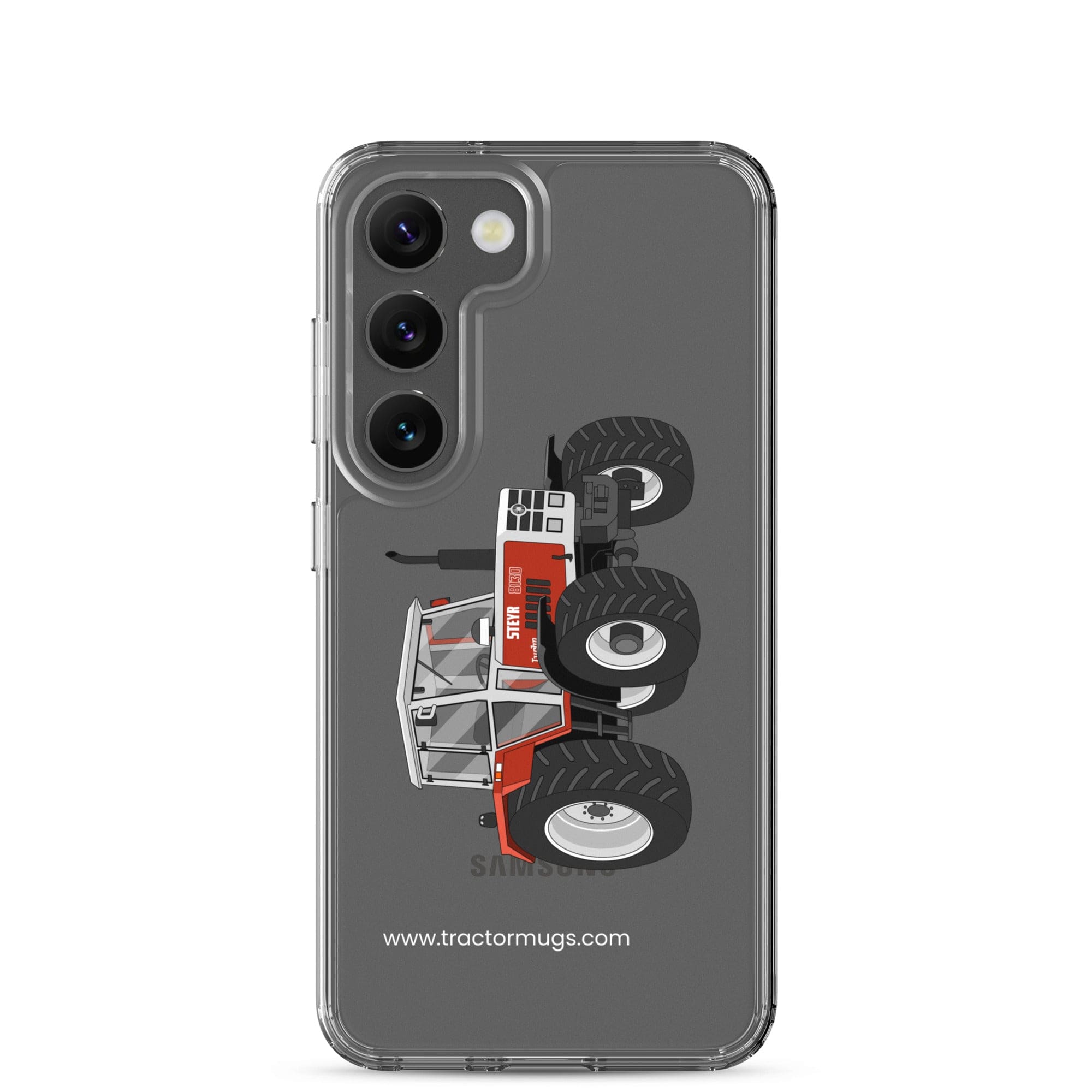 The Tractor Mugs Store Samsung Galaxy S23 Steyr 8130 | Clear Case for Samsung® Quality Farmers Merch