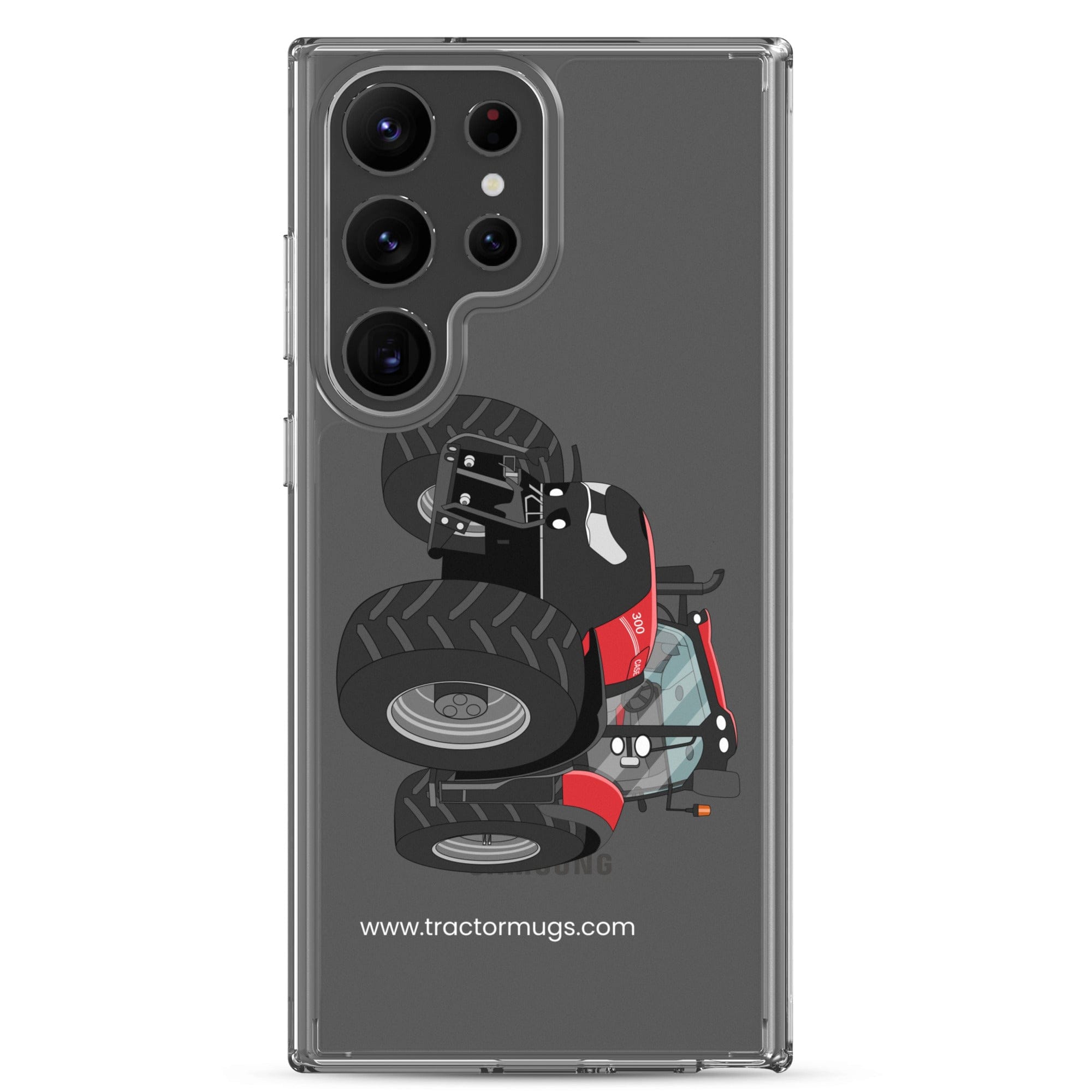 The Tractor Mugs Store Samsung Galaxy S23 Ultra Case IH Optum 300 CVX | Clear Case for Samsung® Quality Farmers Merch