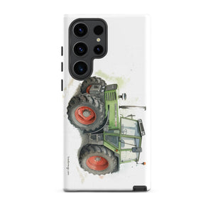 The Tractor Mugs Store Samsung Galaxy S23 Ultra Fendt 308 LSA 4WD Watercolor | Tough case for Samsung® Quality Farmers Merch