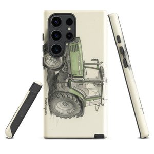 The Tractor Mugs Store Samsung Galaxy S23 Ultra Fendt Farmer 308 C Pencil Sketch | Tough case for Samsung® Quality Farmers Merch