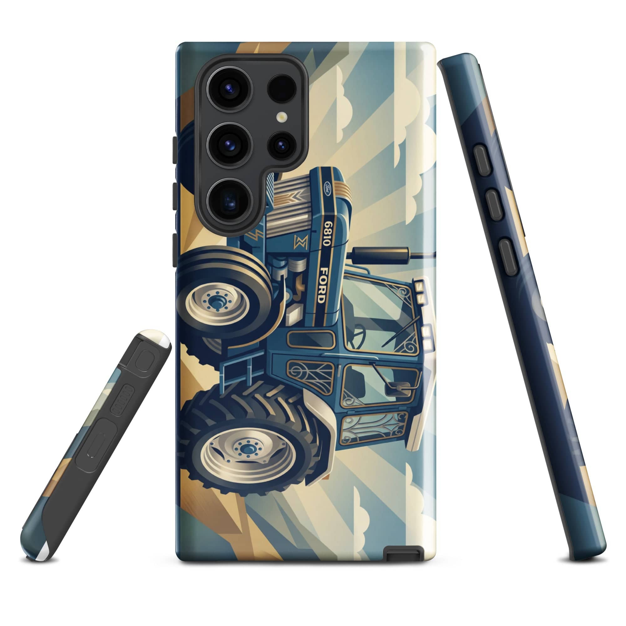 The Tractor Mugs Store Samsung Galaxy S23 Ultra Ford 6810 2WD | Art Deco Tough case for Samsung® Quality Farmers Merch