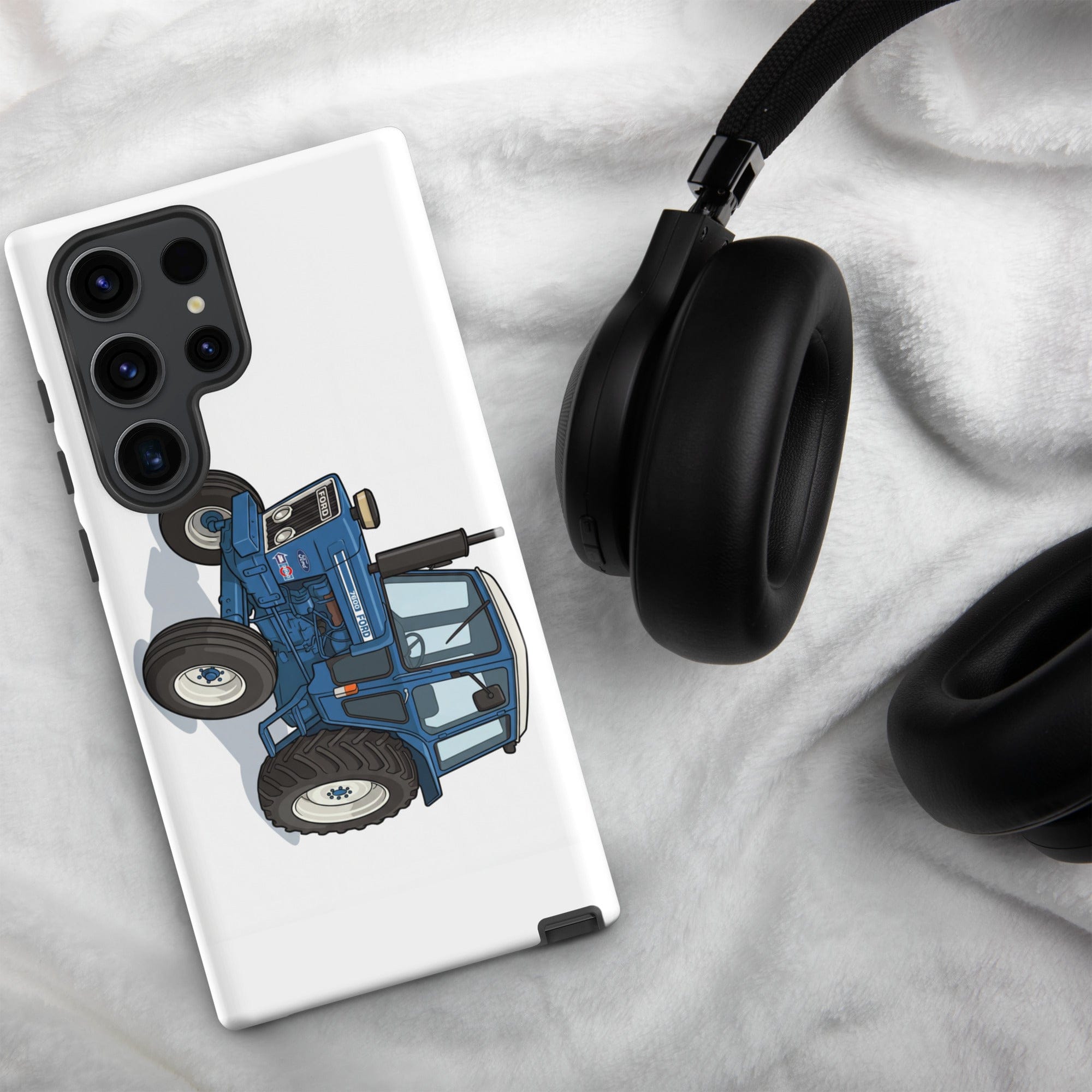 The Tractor Mugs Store Samsung Galaxy S23 Ultra Ford 7600 | Tough case for Samsung® Quality Farmers Merch