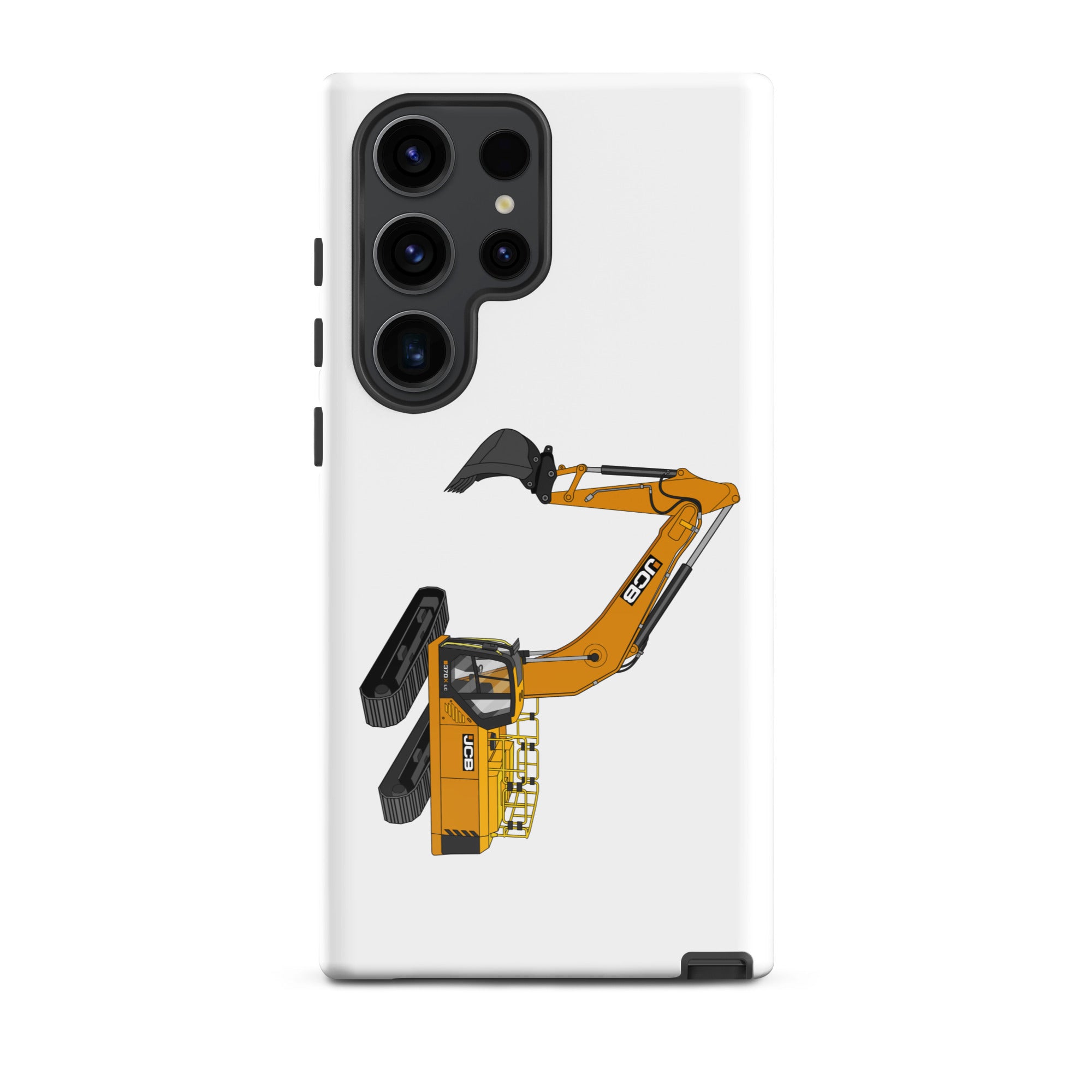 The Tractor Mugs Store Samsung Galaxy S23 Ultra JCB 370 LC | Tough case for Samsung® Quality Farmers Merch