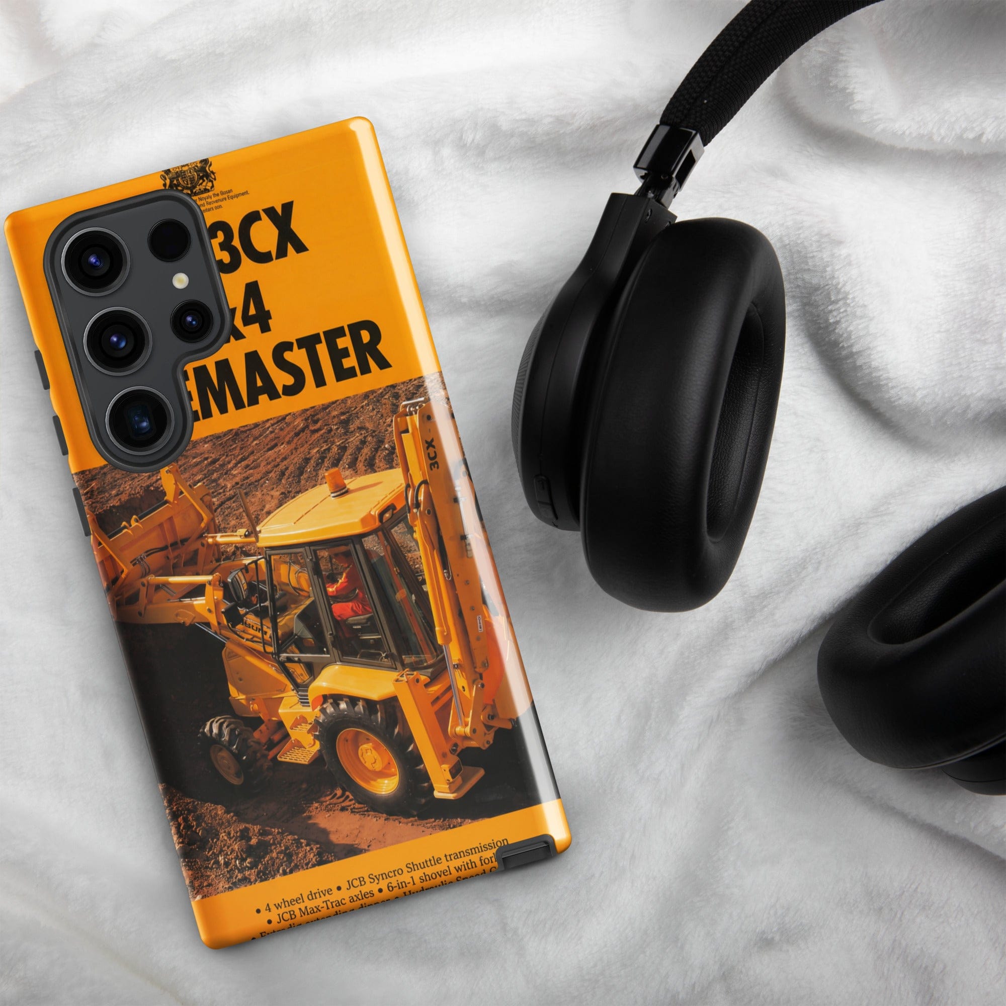 The Tractor Mugs Store Samsung Galaxy S23 Ultra JCB 3CX Sitemaster Brochure | Tough case for Samsung® Quality Farmers Merch