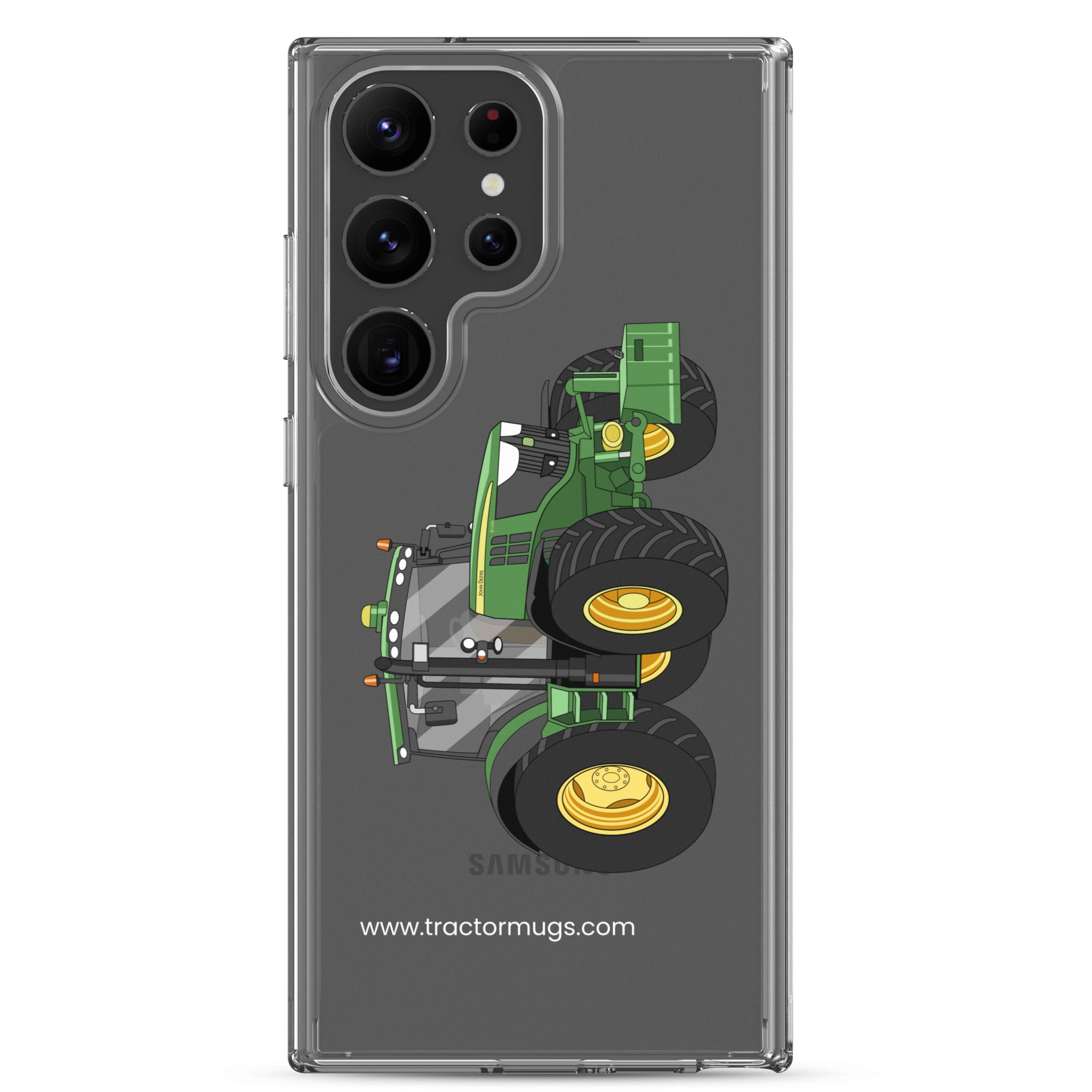 The Tractor Mugs Store Samsung Galaxy S23 Ultra John Deere 6125 R | Clear Case for Samsung® Quality Farmers Merch
