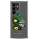 The Tractor Mugs Store Samsung Galaxy S23 Ultra John Deere 7R 350 Auto Power | Clear Case for Samsung® Quality Farmers Merch