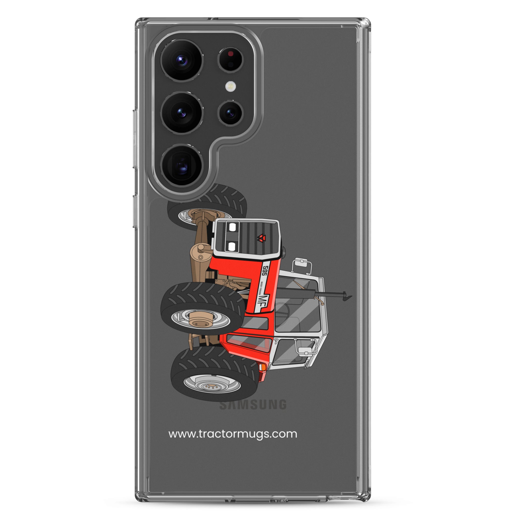 The Tractor Mugs Store Samsung Galaxy S23 Ultra Massey 595 | Clear Case for Samsung® Quality Farmers Merch