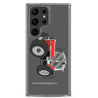 The Tractor Mugs Store Samsung Galaxy S23 Ultra Massey Ferguson 3085 | Clear Case for Samsung® Quality Farmers Merch