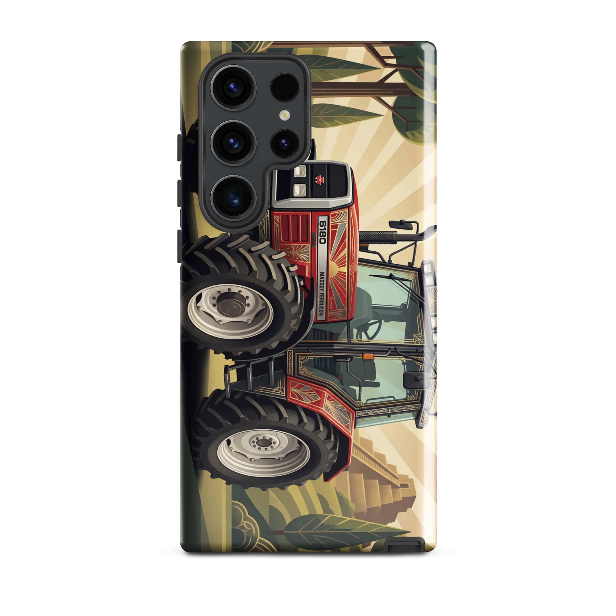 The Tractor Mugs Store Samsung Galaxy S23 Ultra Massey Ferguson 6180 | Art Deco Tough case for Samsung® Quality Farmers Merch